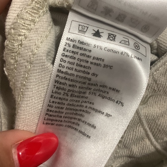 BA&SH Curi Straight Trousers  Neutral - Picture 11 of 15